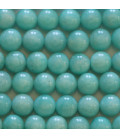 Amazonite 8 mm perle ronde AAA Pérou