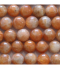 Calcite orange 10 mm perle ronde A Brésil
