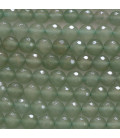 Aventurine 6/6.3 mm environ perle ronde facettée A Brésil