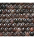 BeauMonde Bijoux - Oeil de chat 6 mm véritable perle ronde AA Inde