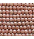 Rhodocrosite 4 mm round bead A +