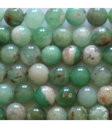 BeauMonde Bijoux - Chrysoprase 8 mm environ perle ronde A Australie