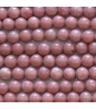 Thulite 6 mm round bead - BeauMonde Bijoux