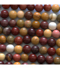 Mokaite 6/6.5 mm environ perle ronde A+ Australie
