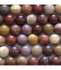 Mokaite 8.2/8.6 mm environ perle ronde A+ Australie