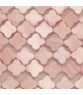 Mother-of-pearl 8 mm pink flower flat 4 petals - BeauMonde Bijoux