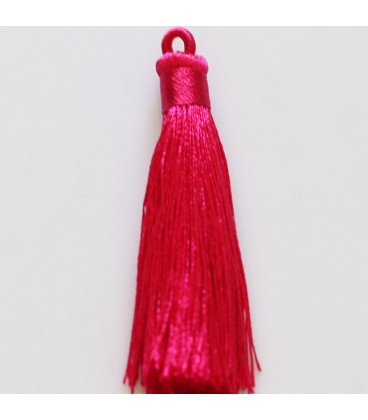 Pompon 65 mm avec anneau couvert de fil - BeauMonde Bijoux