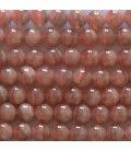 Rhodocrosite 6 mm perle ronde qualité AA+ Argentine