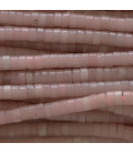 Opale rose 2x4 mm rondelle heishi A Brésil