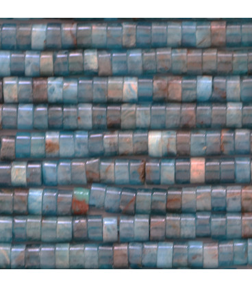 Apatite 2x4 mm washer heishi - BeauMonde Bijoux
