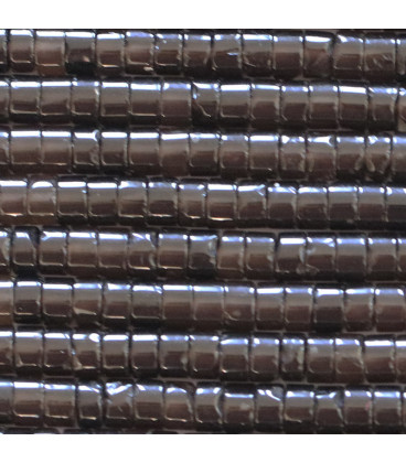 Smoky quartz 2x4 mm heishi washer Brazil - BeauMonde Bijoux