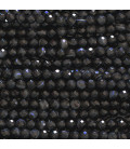 BeauMonde Bijoux - Sardonyx 4 mm perle facettée A Inde (pierre chauffée)