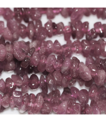 BeauMonde Bijoux - Tourmaline rose 5/6 mm +/- environ chips Congo