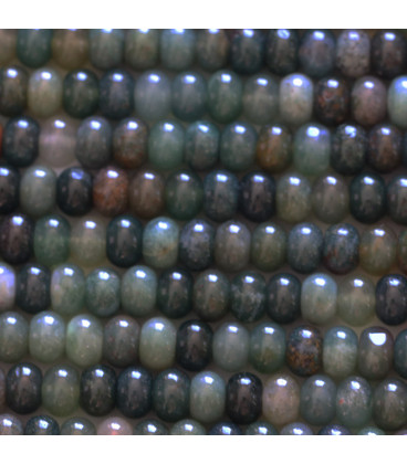BeauMonde Bijoux - Agate d'Inde 4x6mm rondelle arrondie