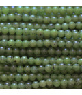 Green jade 4 mm round bead Canada - BeauMonde Bijoux