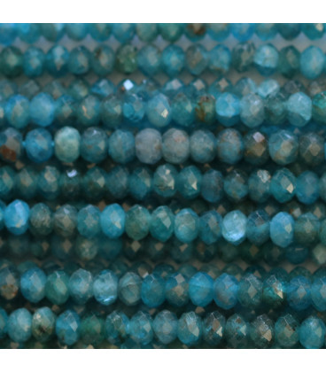 BeauMonde Bijoux - Apatite 4x2.5/3 mm rondelle facettée A Afrique
