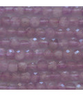 Amethyst light 4x4 mm square faceted Madagascar - BeauMonde Bijoux