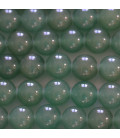 Aventurine 10/10.5 mm environ perle ronde A Brésil