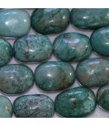Chrysocolla about 13x18 mm smooth nugget Peru