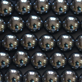 Hematite 10 mm round bead hole diameter 2 mm