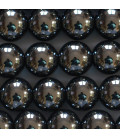Hematite 12 mm round bead hole diameter 2 mm