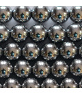 Hematite 10 mm round silver bead hole diameter 2 mm - BeauMonde Bijoux