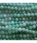 BeauMonde Bijoux - Chrysoprase 4 mm environ perle ronde A+ Brésil