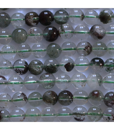 Lodolite 6 mm round bead - BeauMonde Bijoux