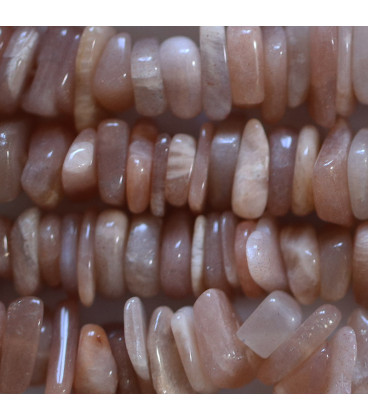 Sunstone 10/11 mm disc chips - BeauMonde Bijoux