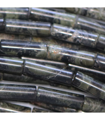 Jasper kambala 4x13 mm rounded tube - BeauMonde Bijoux
