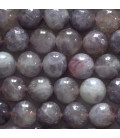 Tourmaline Lépidolite 10 mm perle ronde A Afrique