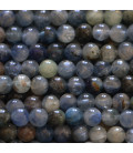 Mixed kyanite 6 mm round bead Brazil