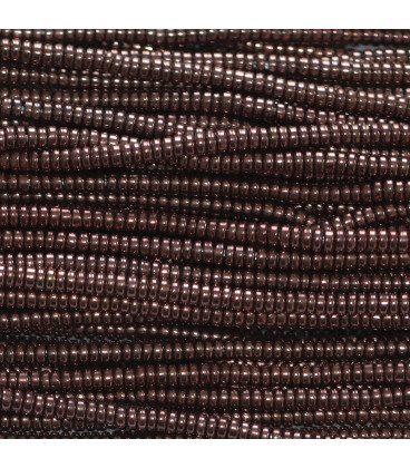 Hematite 2x1 mm heishi washer treated copper - BeauMonde Bijoux