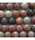 Imperial jasper 10 mm round bead Mexico