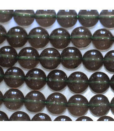 Moldavite 8 mm round bead Indonesia - BeauMonde Bijoux