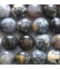 BeauMonde Bijoux - Opale Océan 10mm noir/jaune A+ Afrique
