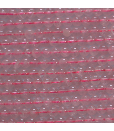 BeauMonde Bijoux - Quartz rose 4mm semi opaque perle ronde naturelle A+ Madagascar