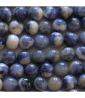 BeauMonde Bijoux - Sodalite mixte 8/8.2 mm environ perle ronde A Afrique du Sud