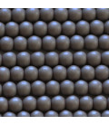 Hematite 6mm mat with hole of about 2 mm China