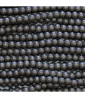 Hematite 4 mm matte with hole of about 1.5 mm China
