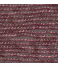 Tourmaline 2 mm pink round bead AB