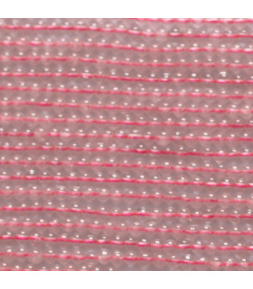 BeauMonde Bijoux - Quartz rose 2 mm perle ronde semi transparent A (1er prix couleur chauffée) Brésil