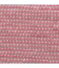 Quartz rose 2 mm perle ronde semi transparent A (1er prix couleur chauffée) Brésil