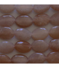 BeauMonde Bijoux - Pierre de lune beige 10x14 mm ovale A Brésil