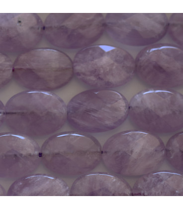 BeauMonde Bijoux - Améthyste lavande 10x14 mm environ ovale facetté A Brésil