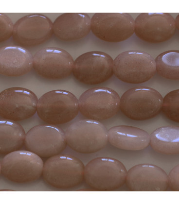 BeauMonde Bijoux - Pierre de lune beige 8x10 mm ovale A Brésil