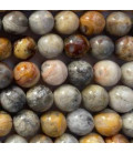 Agate crazy lace 10 mm round bead A Mexico - BeauMonde Bijoux