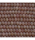 Rhodocrosite 2.5x4 mm rondelle facettée A+ Argentine