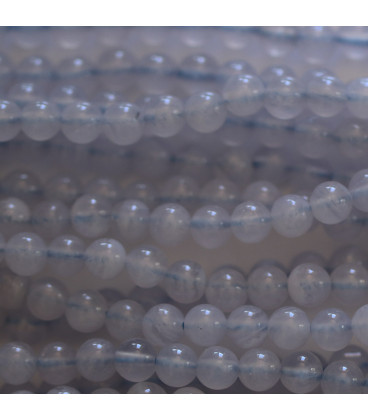 Chalcedony 4 mm round bead South Africa - BeauMonde Bijoux