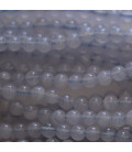 BeauMonde Bijoux - Calcédoine 4/4.2 mm perle ronde A Afrique (Malawi)